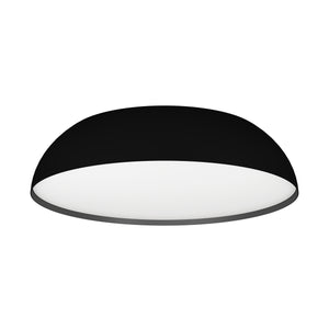 Eglo EU TOLLOS?Z Smart LED Ceiling Light – Black & White Finish, RGB + Tuneable White, App & Remote Control, 550mm Indoor Light