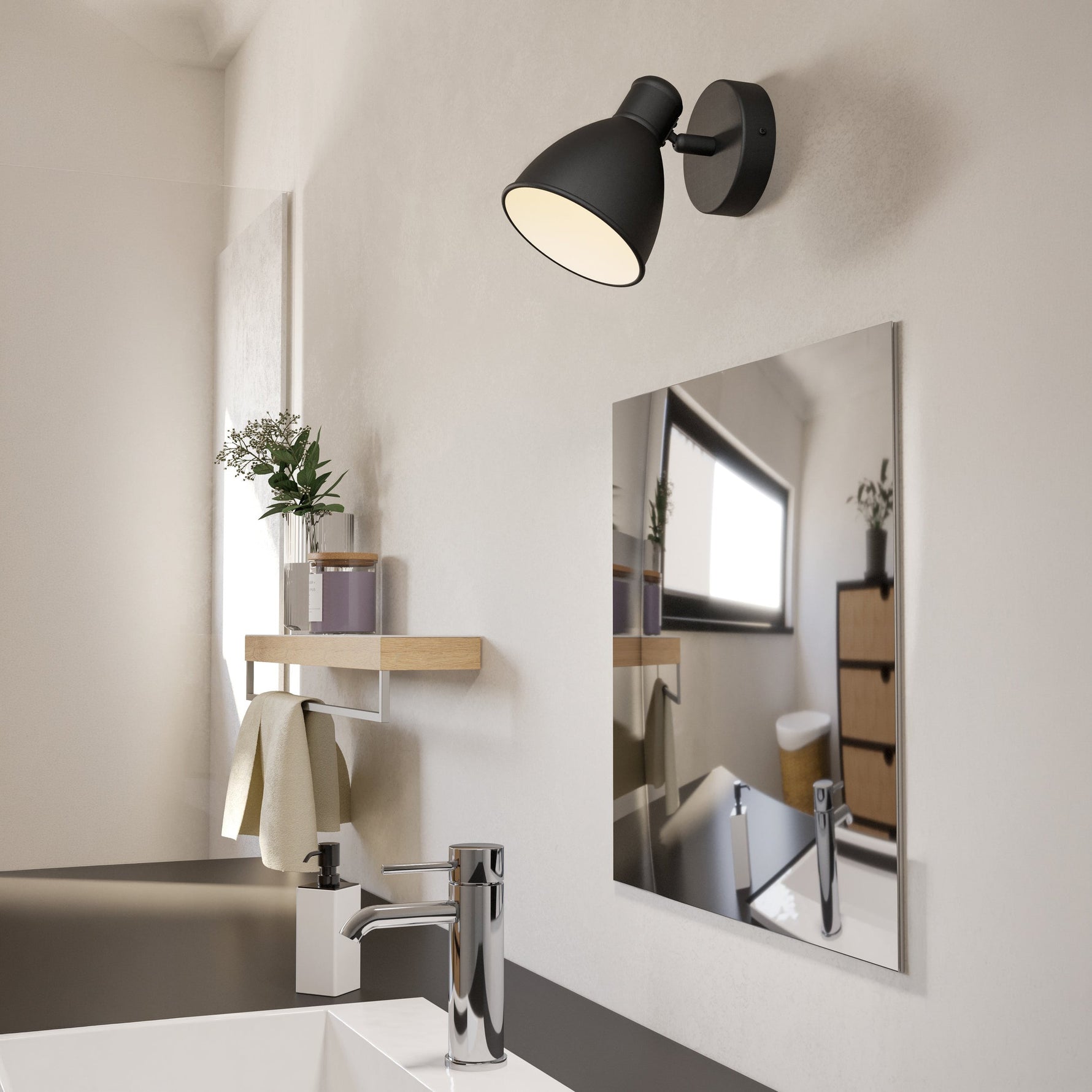 Eglo EU CAROSSO?Z Smart Surface?Mounted Light – Black Aluminium, RGB+CCT, Dimmable, Eglo EU connect.z Indoor Lighting product image - Endon Lighting from First Light Direct with great prices and fast UK delivery