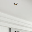 Eglo EU Carosso Black/White Aluminium Recessed Light, 9.3cm