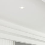 Eglo EU Carosso White Aluminium Recessed Light, 9.3cm product image - Endon Lighting from First Light Direct with great prices and fast UK delivery