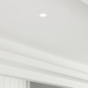 Eglo EU Carosso White Aluminium Recessed Light, 9.3cm