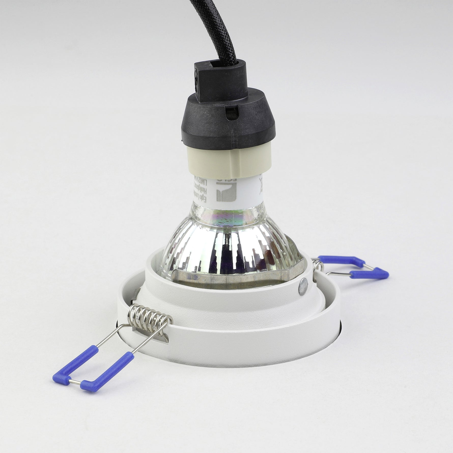Eglo EU Carosso White Aluminium Recessed Light, 9.3cm product image - Endon Lighting from First Light Direct with great prices and fast UK delivery