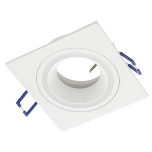 Eglo EU Carosso White Aluminium Recessed Light, 9.3cm