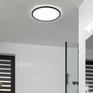 Eglo EU Carosso White/Black Aluminium Recessed Light, 9.3cm