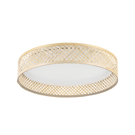 Eglo EU Luppineria Light Wood & Steel LED Contemporary Ceiling Light