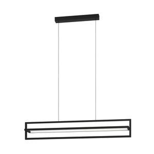 Eglo EU Siberia Modern Black Steel LED Pendant Light