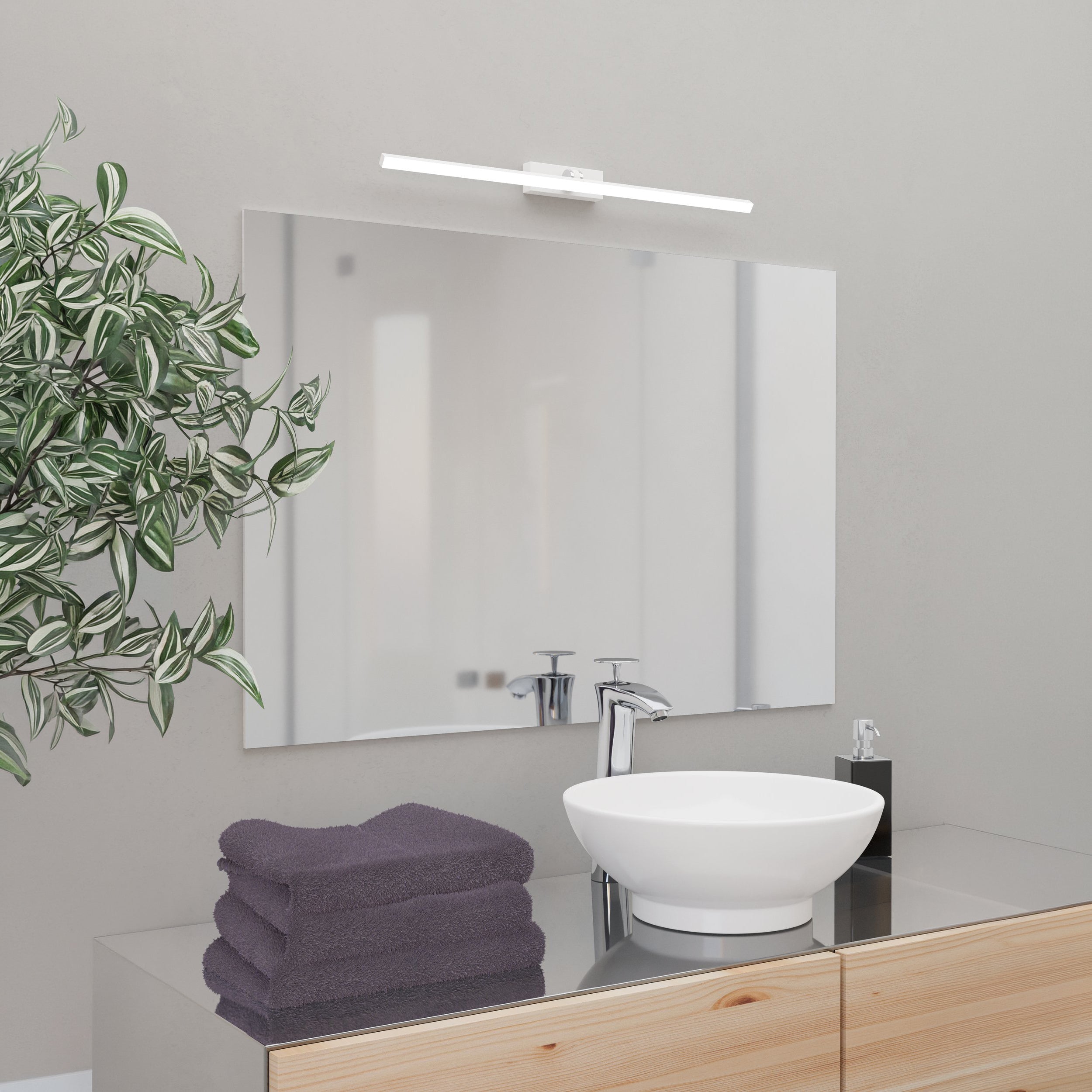 Eglo EU PADROGIANO?Z Smart LED Ceiling Light – 595mm White, RGB + Tuneable White, App & Remote Control product image - Endon Lighting from First Light Direct with great prices and fast UK delivery
