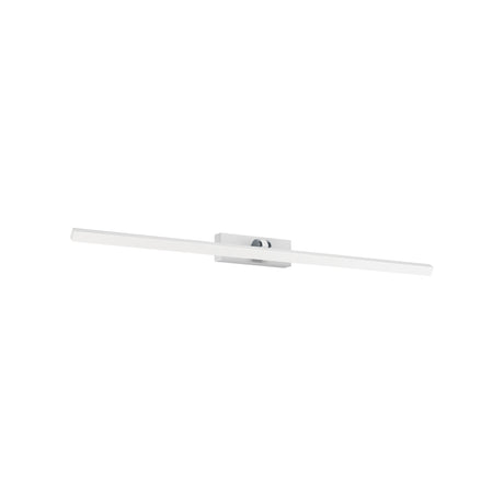 Eglo EU VERDELLO LED Bathroom Mirror Light – 600mm White & Chrome, Dual CCT, Rocker Switch, IP44