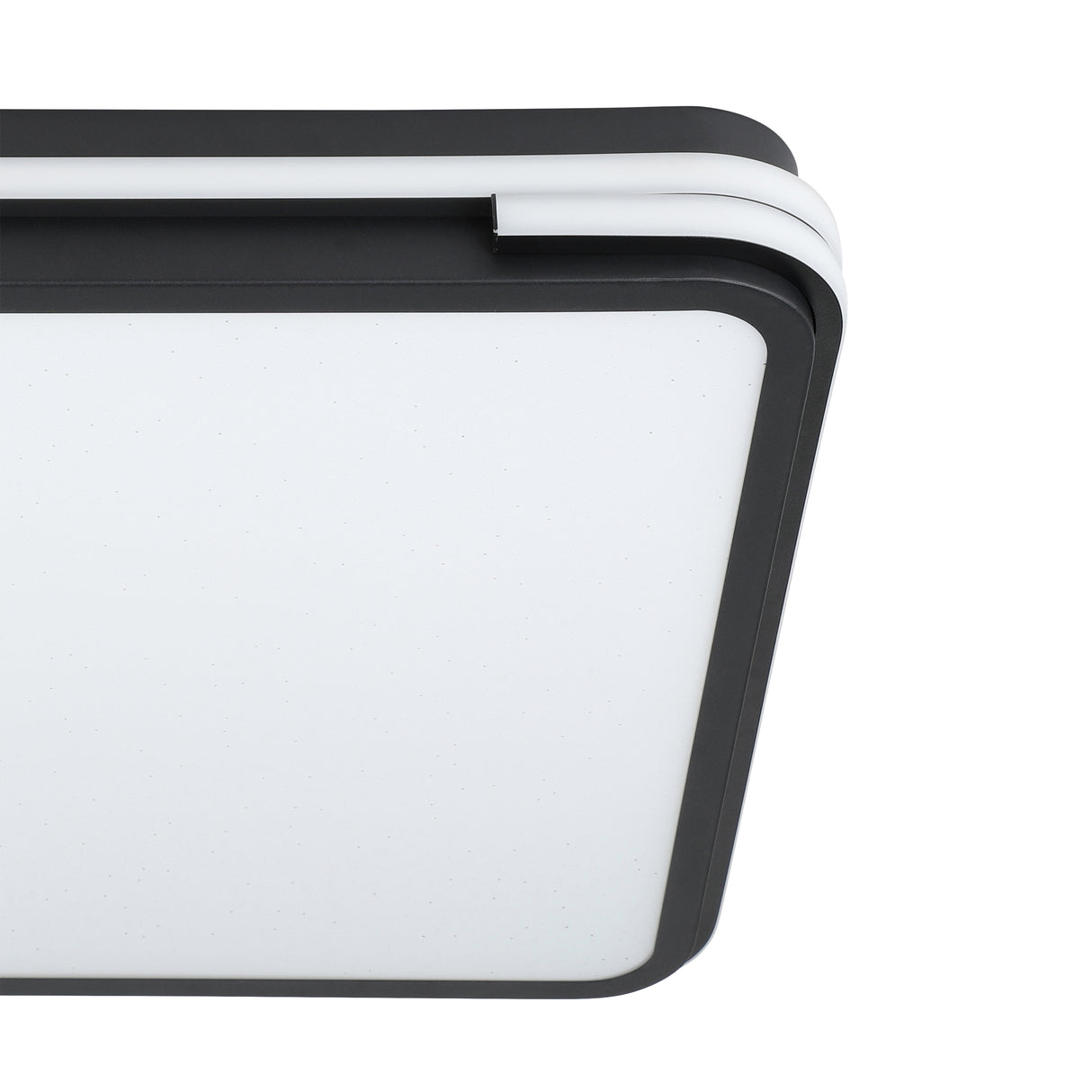 Eglo EU Genovese-Z Smart Control Aluminium & Steel Black Ceiling Light