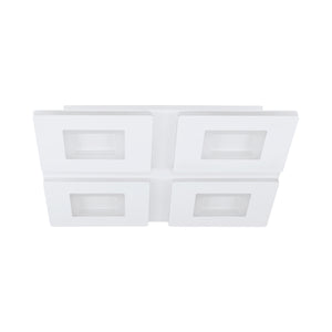 Eglo EU Padrogiano-Z Steel White LED Smart Control Ceiling Light
