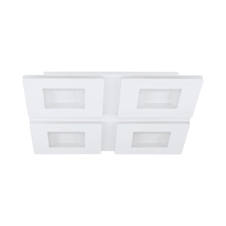 Eglo EU Padrogiano-Z Steel White LED Smart Control Ceiling Light