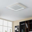 Eglo EU PADROGIANO?Z Smart LED Ceiling Panel – 595mm White, RGB + Tuneable White, App & Remote Control