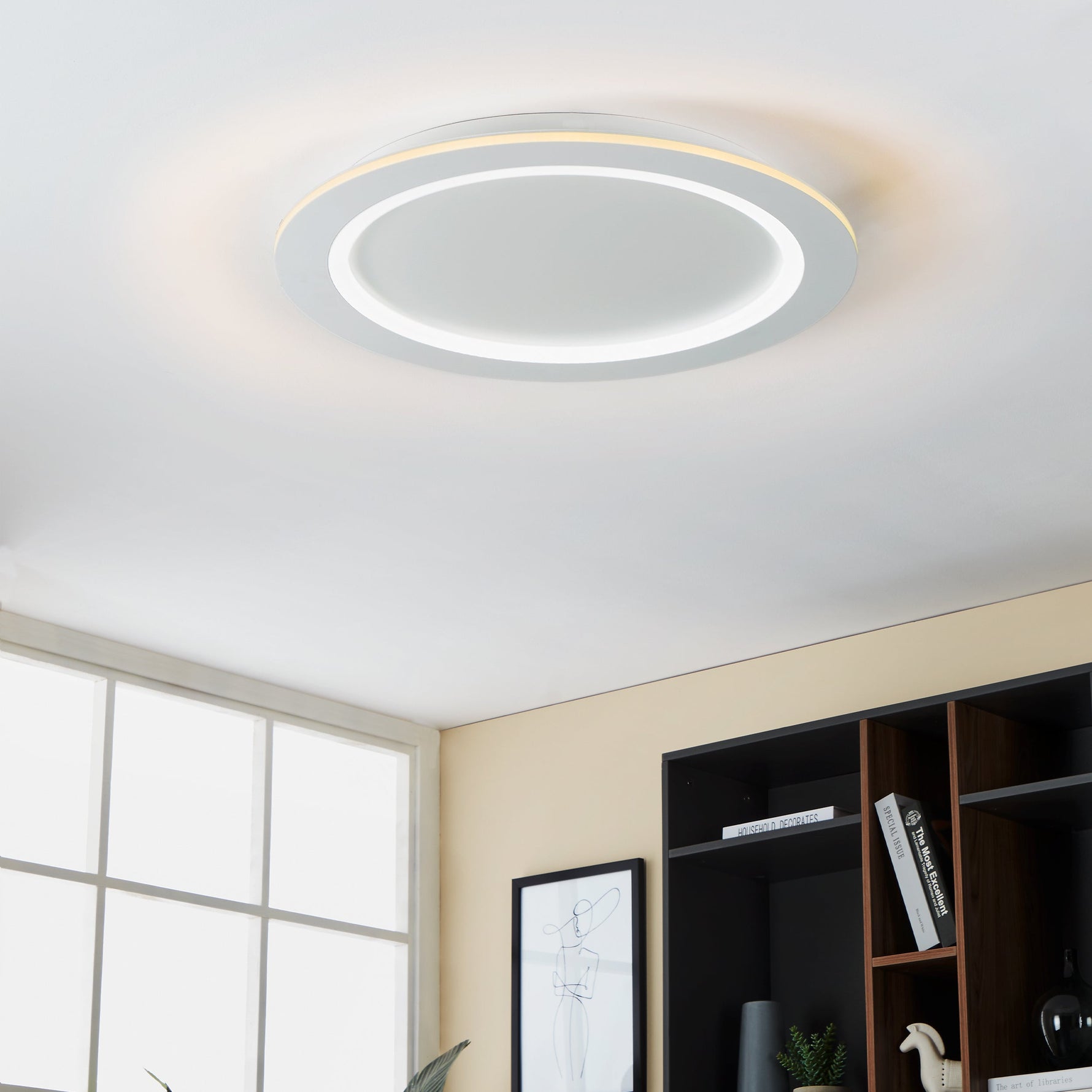 Eglo EU Cardillio 2 Aluminium & Black Steel LED 4-Light Spotlight product image - Endon Lighting from First Light Direct with great prices and fast UK delivery