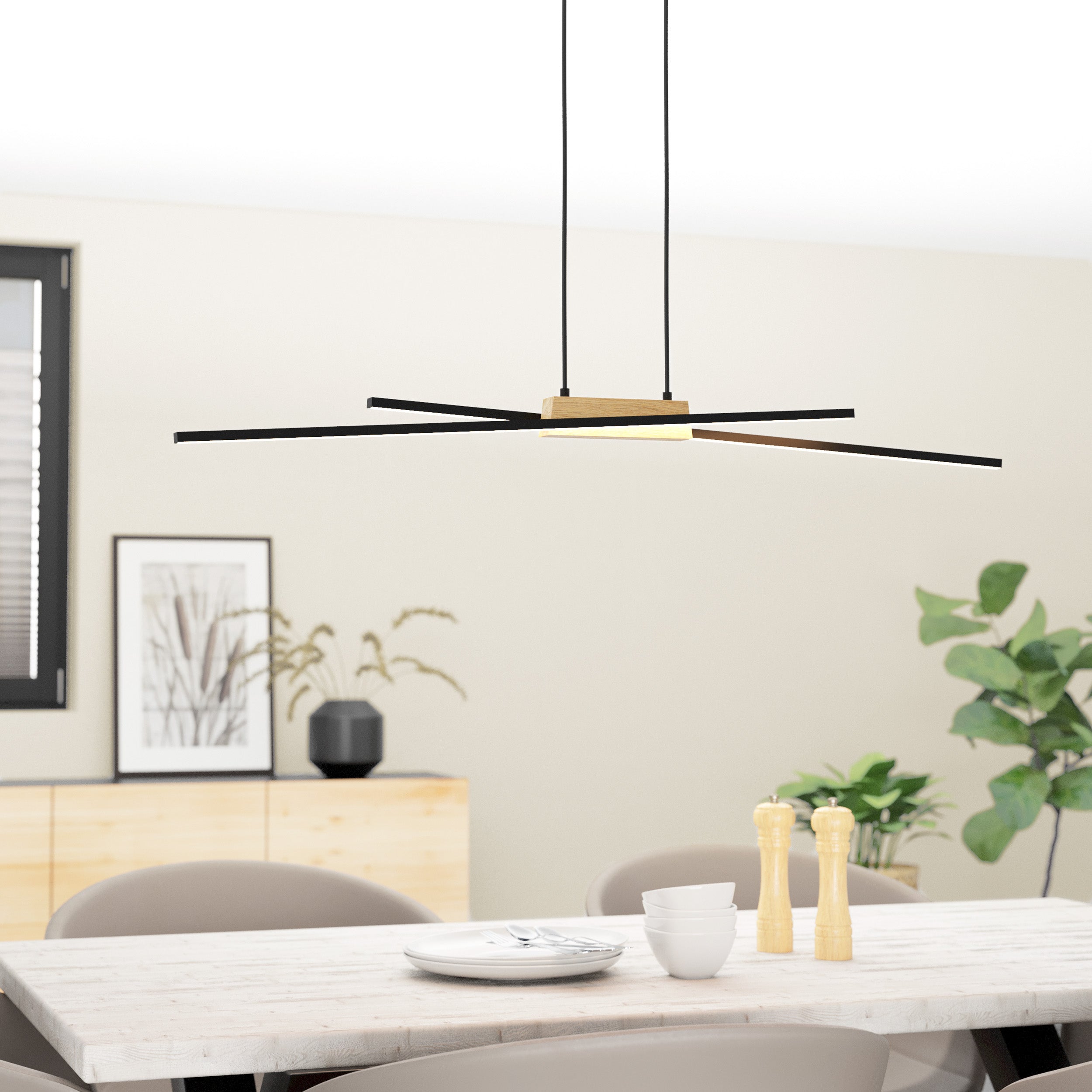 Eglo EU Easy T Track Rail Black Aluminum, 90cm product image - Endon Lighting from First Light Direct with great prices and fast UK delivery