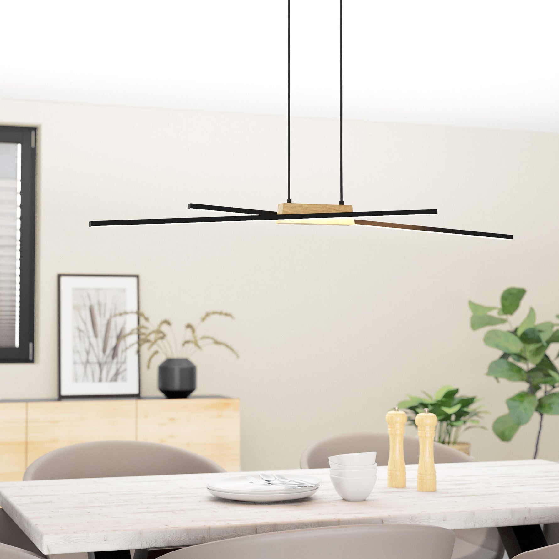 Eglo EU Easy T Track Rail Black Aluminum, 90cm product image - Endon Lighting from First Light Direct with great prices and fast UK delivery