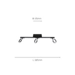Eglo EU Cardillio 2 Aluminium & Black Steel LED 3-Light Spotlight product image - Endon Lighting from First Light Direct with great prices and fast UK delivery