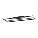 Eglo EU Calagrano-Z Black Aluminium & Steel LED Smart Control Ceiling Light product image - Endon Lighting from First Light Direct with great prices and fast UK delivery