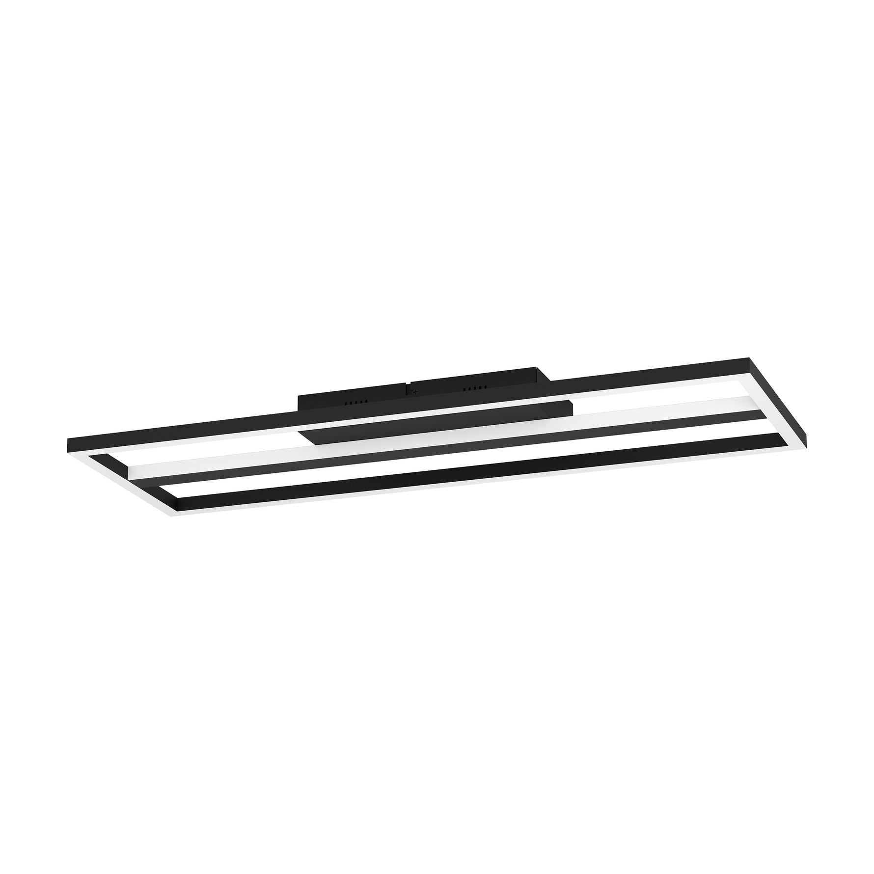 Eglo EU Calagrano-Z Black Aluminium & Steel LED Smart Control Ceiling Light product image - Endon Lighting from First Light Direct with great prices and fast UK delivery