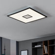 Eglo EU Bordonara Square LED Ceiling Light with RGB Centre and Remote Control