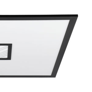 Eglo EU Bordonara Square LED Ceiling Light with RGB Centre and Remote Control