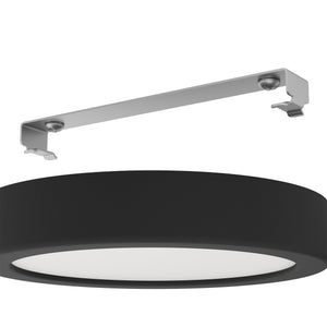 Eglo EU Fueva 5 Black LED Round Surface-Mounted Ceiling Light, 16cm, 3000K