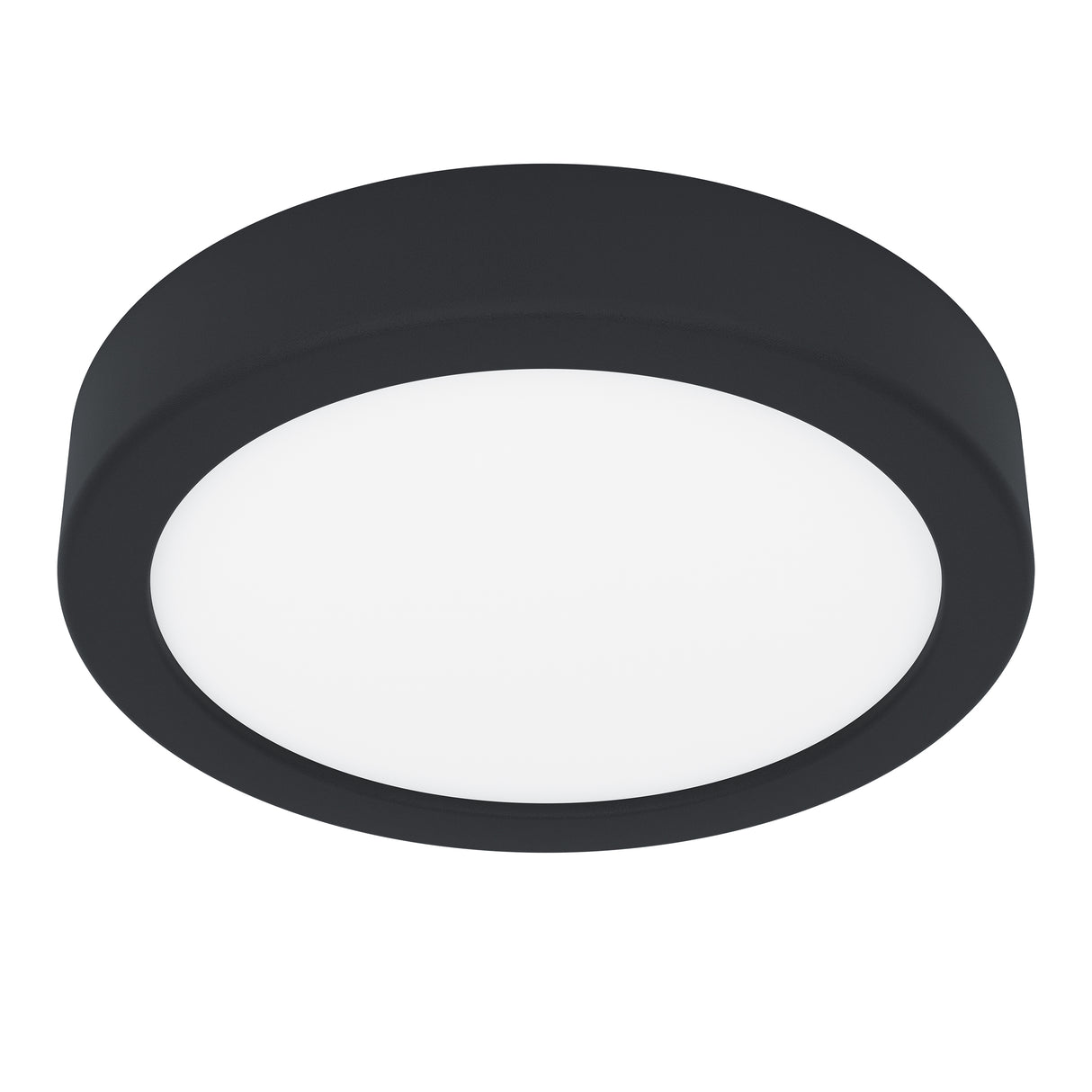 Eglo EU Fueva 5 Black LED Round Surface-Mounted Ceiling Light, 16cm, 3000K
