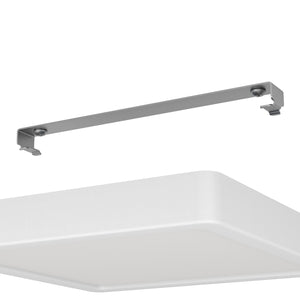 Eglo EU FUEVA?5 LED Surface?Mounted Light – White Steel, Warm White, Dimmable Square Ceiling Light, Indoor Lighting