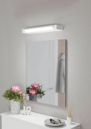 Eglo EU Gemiliana Chrome Steel LED Mirror Light