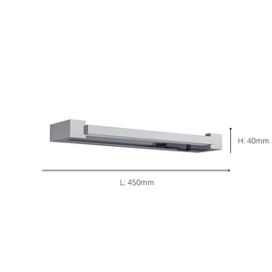 Eglo EU Gemiliana Chrome Steel LED Mirror Light