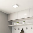 Eglo EU Fueva 5 LED Square White Steel Bathroom Surface-Mounted Light, 16cm, 3000K