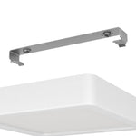 Eglo EU Fueva 5 LED Square White Steel Bathroom Surface-Mounted Light, 16cm, 3000K