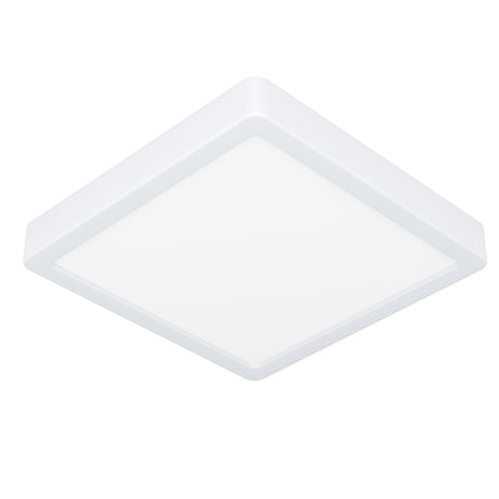 Eglo EU FUEVA?5 LED Surface?Mounted Light – White Steel, Warm White, IP44 Bathroom Ceiling Light