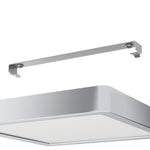 Eglo EU FUEVA?5 LED Surface?Mounted Light – Chrome Steel, Warm White, IP44 Bathroom Ceiling Light
