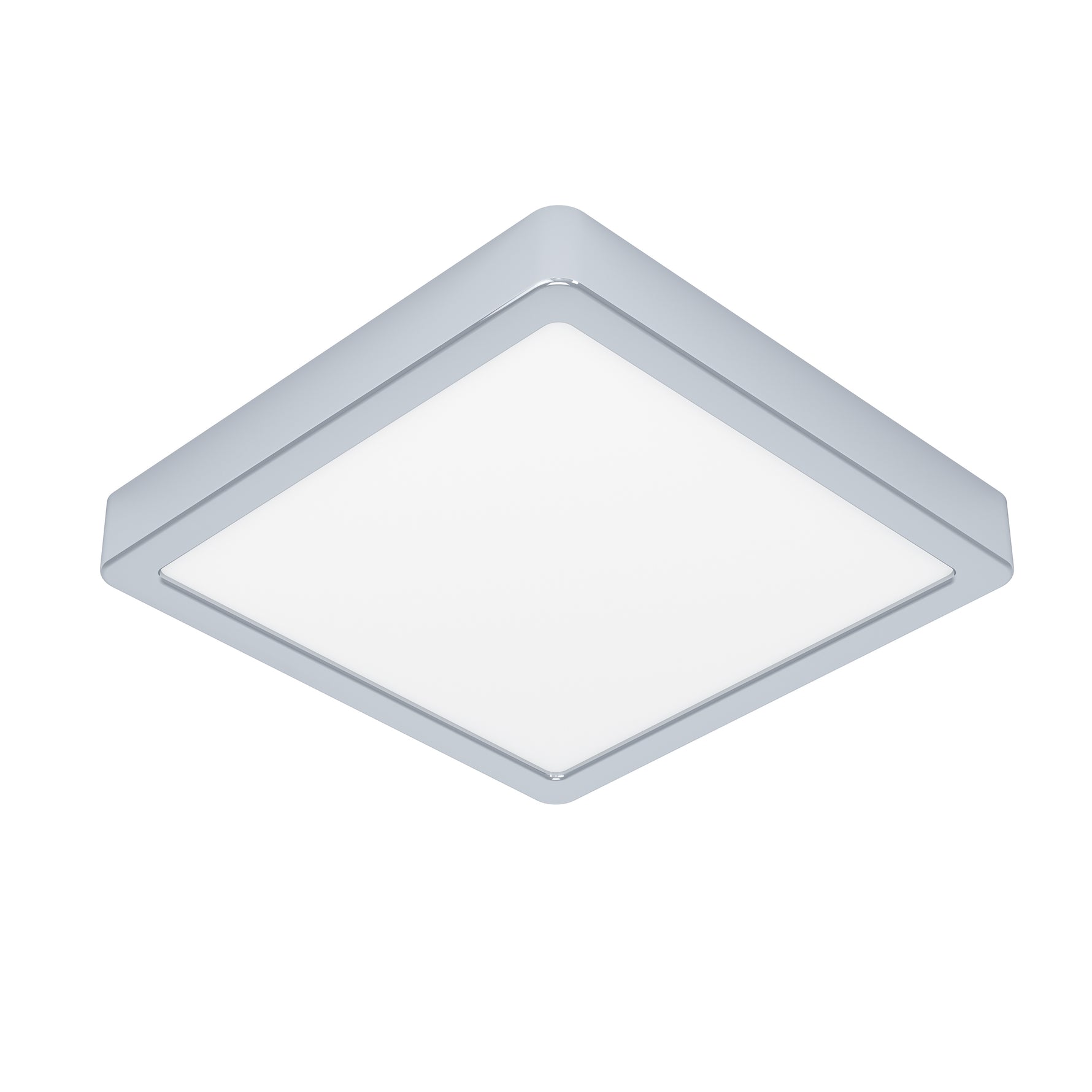 Eglo EU FUEVA?5 LED Surface?Mounted Light – Chrome Steel, Warm White, IP44 Bathroom Ceiling Light