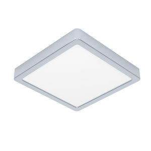 Eglo EU FUEVA?5 LED Surface?Mounted Light – Chrome Steel, Warm White, IP44 Bathroom Ceiling Light