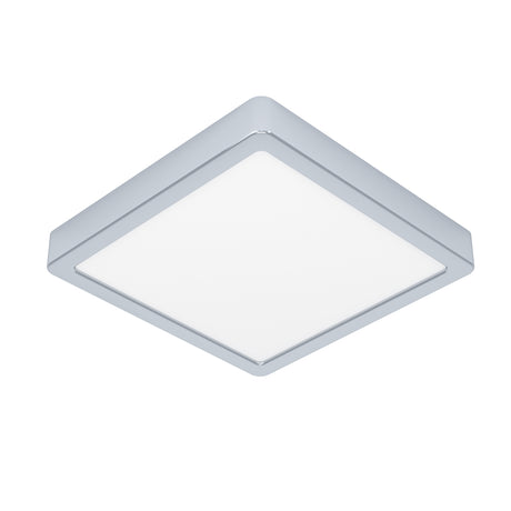 Eglo EU FUEVA?5 LED Surface?Mounted Light – Chrome Steel, Warm White, IP44 Bathroom Ceiling Light