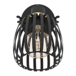 Eglo Lighting WL/CL/1 E27 black/brass-br. 'GIRONA' Spots from the GIRONA range. Part Number - 900661