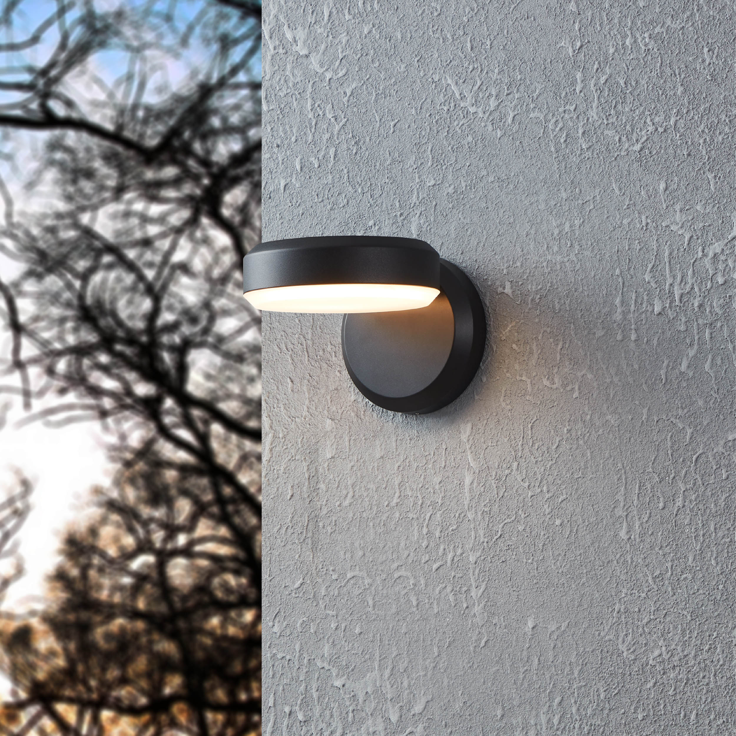 Eglo EU Frania LED Ceiling Light Round White Steel & Plastic product image - Endon Lighting from First Light Direct with great prices and fast UK delivery