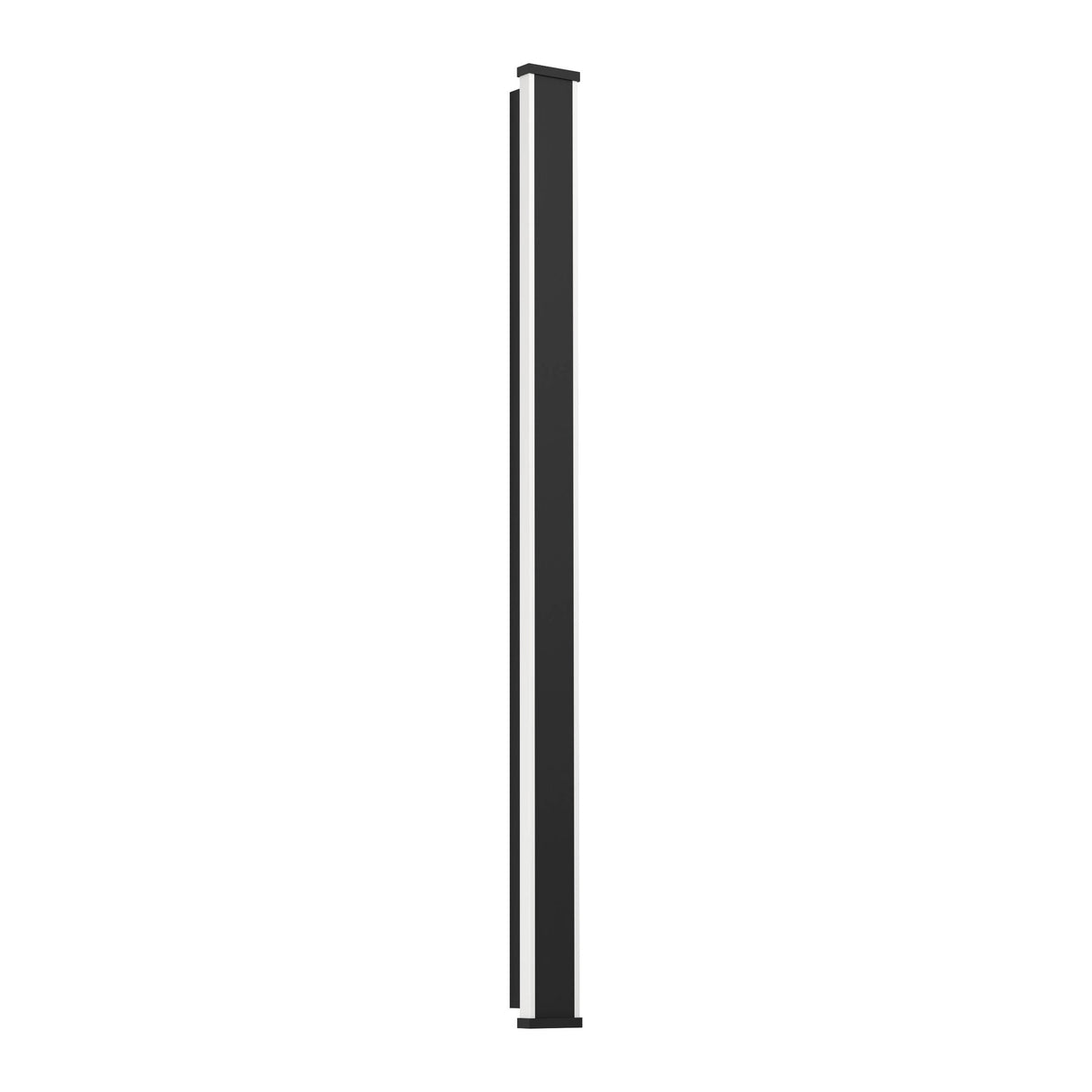 Eglo EU Neviano LED Outdoor Wall Light 97cm Linear Black Steel Bar, Warm White, IP55
