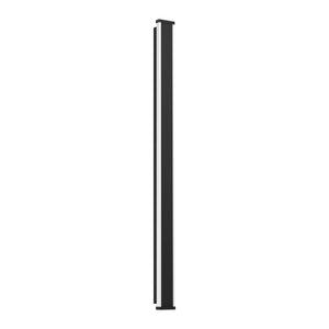 Eglo EU Neviano LED Outdoor Wall Light 97cm Linear Black Steel Bar, Warm White, IP55