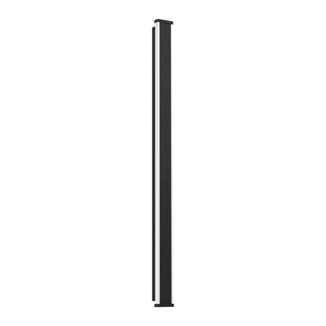 Eglo EU Neviano LED Outdoor Wall Light 97cm Linear Black Steel Bar, Warm White, IP55