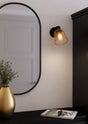 Eglo EU Coslada Black & Brass Contemporary Steel Single Spotlight