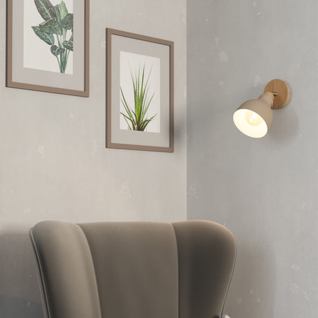 Eglo EU Arrecife Steel Sandy Contemporary Wall Spotlight