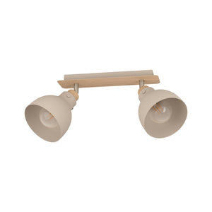 Eglo EU Arrecife Steel Sandy Contemporary Wall 2 Light Spot