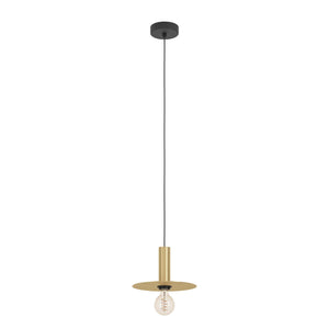 Eglo EU Escandell Brushed Brass Steel Single Pendant