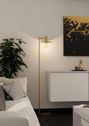 Eglo EU Escandell Brushed Brass Steel Floor Lamp