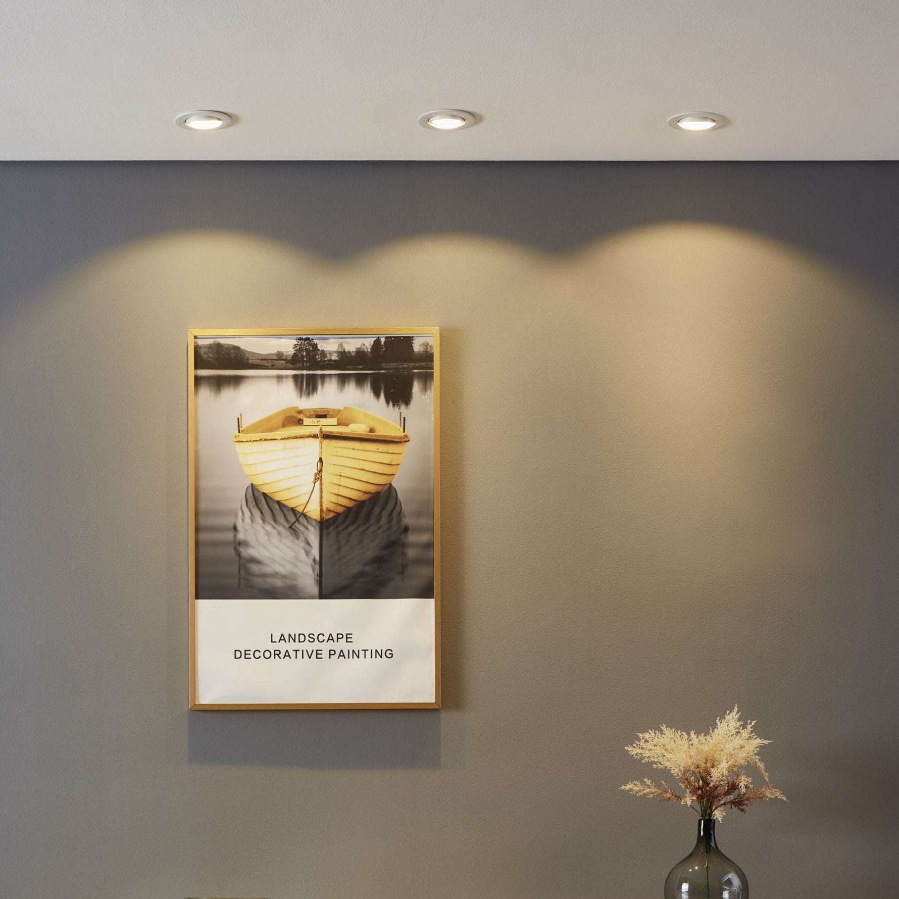 Eglo EU Saliceto Black Aluminium LED Warm White Set of 3 Recessed Light, 88 x 42mm product image - Endon Lighting from First Light Direct with great prices and fast UK delivery