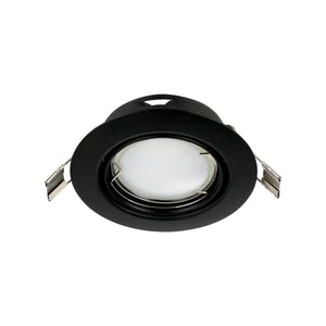Eglo EU PENETO Recessed LED Light – Black, GU10, Warm White, Compact Indoor Ceiling Downlight