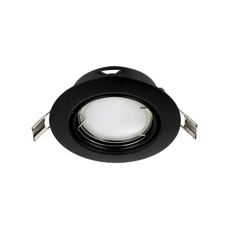 Eglo EU PENETO Recessed LED Light – Black, GU10, Warm White, Compact Indoor Ceiling Downlight