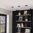 Eglo EU PENETO Recessed Ceiling Light – Black Steel, Triple GU10 LED, High Output Warm White Downlight